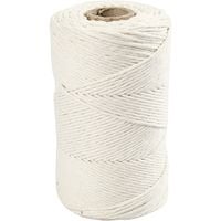 Produktbild: Creativ Company Macram&eacute;-Kordel, Makramee, Naturwei&szlig;, L 198 m, D 2 mm, 330 g/ 1 Rolle
