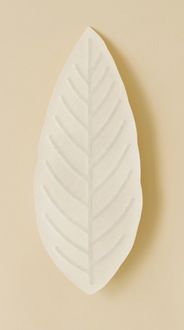 Produktbild: Flexible Hanji-Papierschale Blatt Wei&szlig; &ndash; Ablage / Servierschale aus koreanischem Hanji-