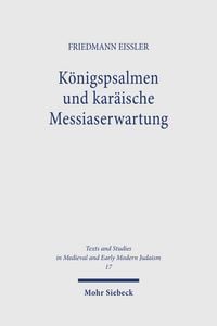 Produktbild: K&ouml;nigspsalmen und kar&auml;ische Messiaserwartung
