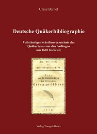 Produktbild: Deutsche Qu&auml;kerbibliographie