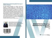 Produktbild: Mehrkriterien-Routing-Optimierung in Ad-hoc-Netzen