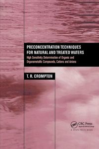 Produktbild: Preconcentration Techniques for Natural and Treated Waters
