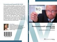 Produktbild: Personalauswahl gem&auml;&szlig; DIN 33430