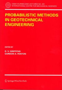 Produktbild: Probabilistic Methods in Geotechnical Engineering