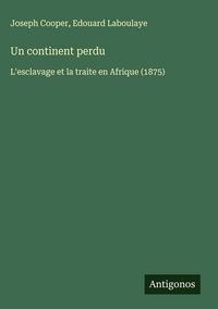 Produktbild: Un continent perdu