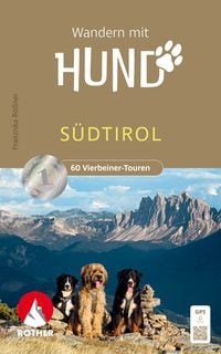 Produktbild: ROTHER Wanderbuch Wandern mit Hund S&uuml;dtirol