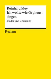 Produktbild: Ich wollte wie Orpheus singen