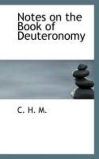 Produktbild: Notes on the Book of Deuteronomy