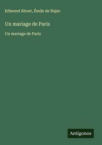 Produktbild: Un mariage de Paris