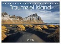 Produktbild: Traumziel Island 2026 (Tischkalender 2026 DIN A5 quer), CALVENDO Monatskalender