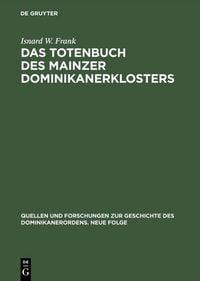 Produktbild: Das Totenbuch des Mainzer Dominikanerklosters