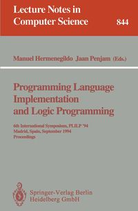 Produktbild: Programming Language Implementation and Logic Programming