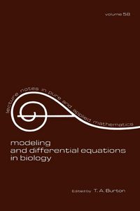 Produktbild: Modeling and Differential Equations in Biology