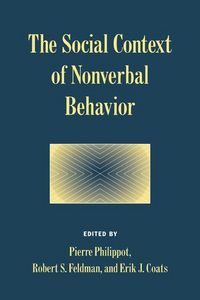 Produktbild: The Social Context of Nonverbal Behavior