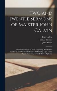 Produktbild: Two and Twentie Sermons of Maister Iohn Calvin