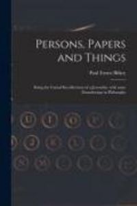 Produktbild: Persons, Papers and Things