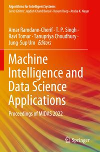 Produktbild: Machine Intelligence and Data Science Applications