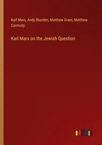 Produktbild: Karl Marx on the Jewish Question