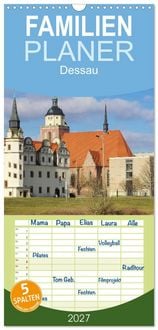 Produktbild: Familienplaner 2027 - Dessau mit 5 Spalten (Wandkalender, 21 x 45 cm) CALVENDO
