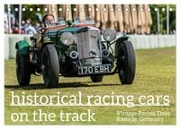 Produktbild: historical racing cars on the track (Desk Calendar 2026 DIN A5 landscape), CALVENDO 12 Month DeskCalendar