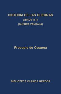 Produktbild: Historia de las guerras. Libros III-IV. Guerra v&aacute;ndala.