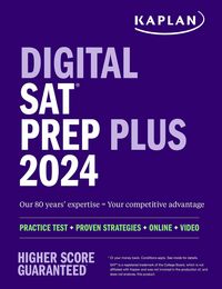 Produktbild: Kaplan Test Prep: Digital SAT Prep Plus 2024: Includes 1 Rea