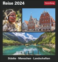 Reise Tagesabreißkalender 2024. Kalender für jeden Tag mit faszinierenden Bildern fremder Kulturen, rätselhaften Bräuchen und beeindruckenden Orte von Petra Dubilski