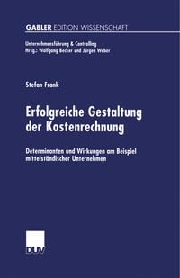 Produktbild: Erfolgreiche Gestaltung der Kostenrechnung