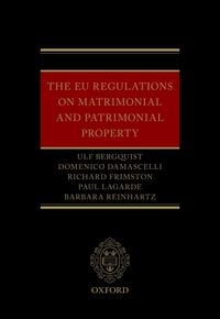 Produktbild: The EU Regulations on Matrimonial and Patrimonial Property