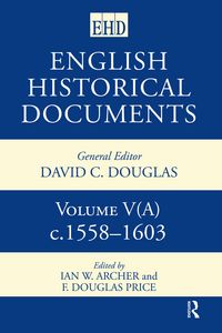 Produktbild: English Historical Documents 1558-1603