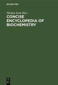 Produktbild: Concise encyclopedia of biochemistry