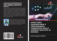 Produktbild: Struttura Proprietaria E Performance Finanziaria Delle Imprese Quotate in Nigeria