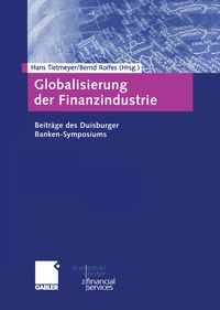Produktbild: Globalisierung der Finanzindustrie