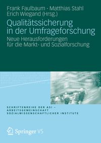 Produktbild: Qualit&auml;tssicherung in der Umfrageforschung