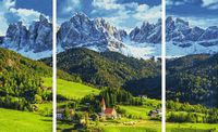 Schipper Malen-nach-Zahlen - Meisterklasse Triptychon - St. Magdalena in Südtirol