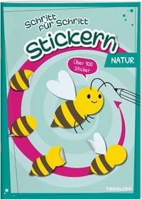Produktbild: Stickern Schritt f&uuml;r Schritt. Natur