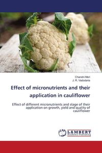 Produktbild: Effect of micronutrients and their application in cauliflower