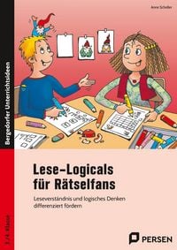 Produktbild: Lese-Logicals f&uuml;r R&auml;tselfans - 3./4. Klasse