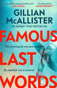 Cover: Gillian McAllister Famous last words