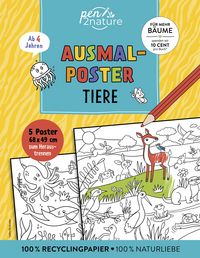 Produktbild: Ausmalposter Tiere