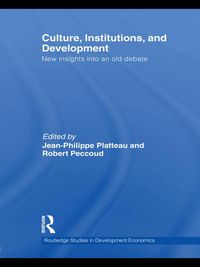 Produktbild: Culture, Institutions, and Development