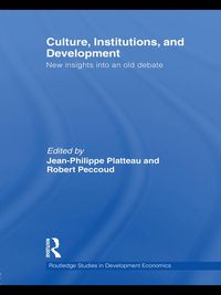 Produktbild: Culture, Institutions, and Development