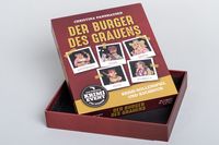 Der Burger des Grauens. Krimidinner-Rollenspiel und Kochbuch. Für 6 Spieler ab 12 Jahren.
