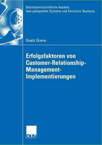 Produktbild: Erfolgsfaktoren von Customer-Relationship-Management-Implementierungen