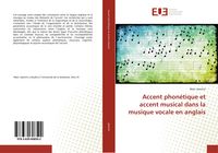 Produktbild: Accent phon&eacute;tique et accent musical dans la musique vocale en anglais