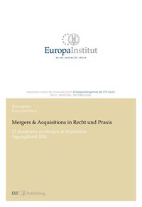 Bild vom Artikel Mergers & Acquisitions in Recht und Praxis vom Autor Hans-Jakob Diem