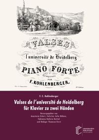 Produktbild: Valses de l&rsquo;universit&eacute; de Heidelberg f&uuml;r Klavier zu zwei H&auml;nden