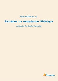 Produktbild: Bausteine zur romanischen Philologie