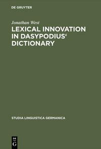 Produktbild: Lexical Innovation in Dasypodius' Dictionary
