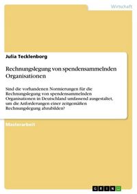 Produktbild: Rechnungslegung von spendensammelnden Organisationen